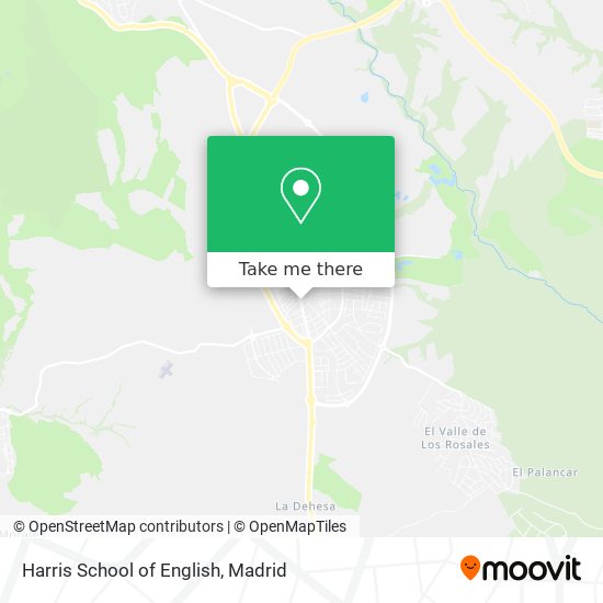mapa Harris School of English