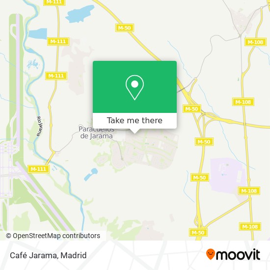 Café Jarama map