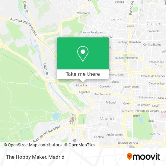 The Hobby Maker map
