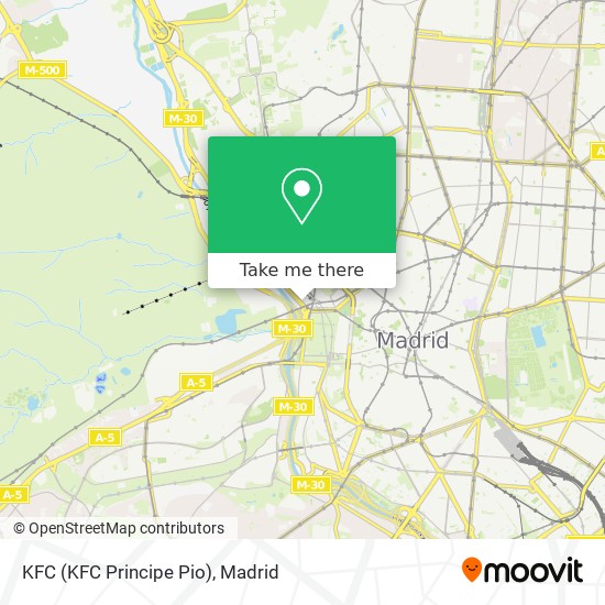 KFC (KFC Principe Pio) map