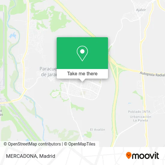 MERCADONA map