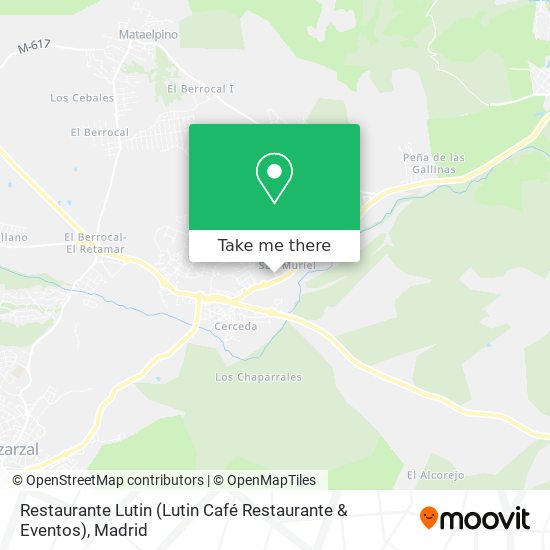 mapa Restaurante Lutin (Lutin Café Restaurante & Eventos)