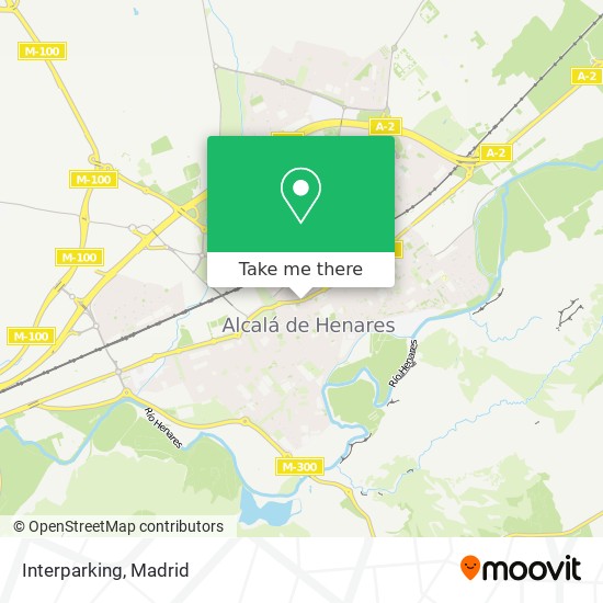 mapa Interparking