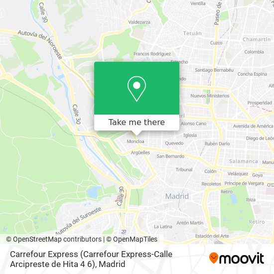 Carrefour Express (Carrefour Express-Calle Arcipreste de Hita 4 6) map