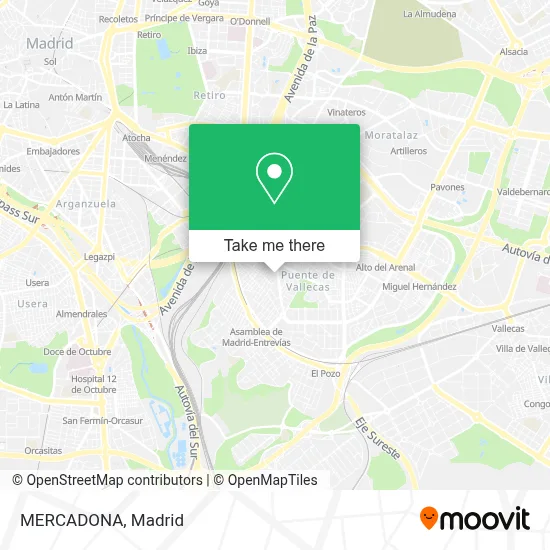 MERCADONA map