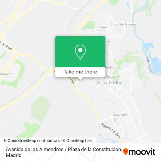 mapa Avenida de los Almendros / Plaza de la Constitución