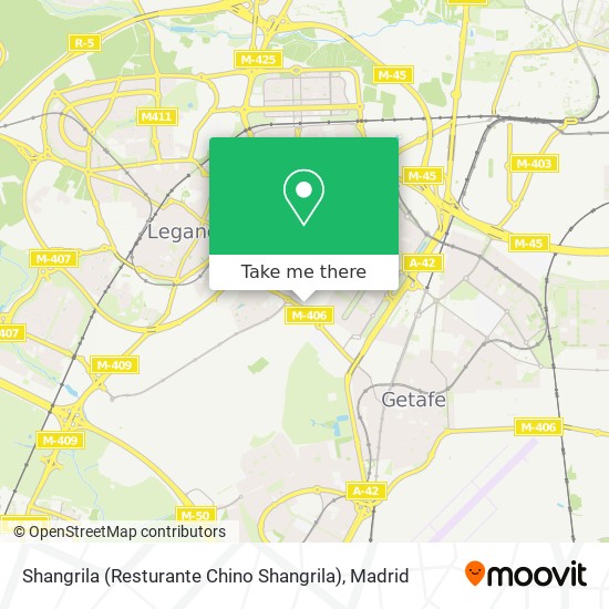 mapa Shangrila (Resturante Chino Shangrila)