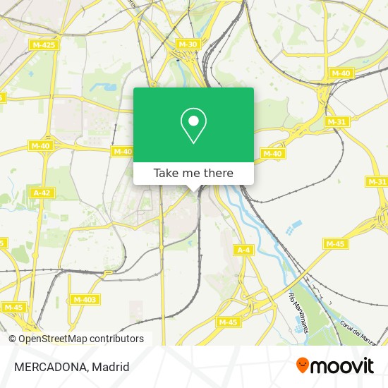 MERCADONA map