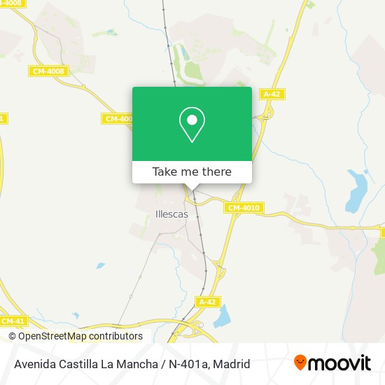 Avenida Castilla La Mancha / N-401a map