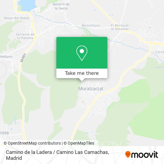 Camino de la Ladera / Camino Las Camachas map