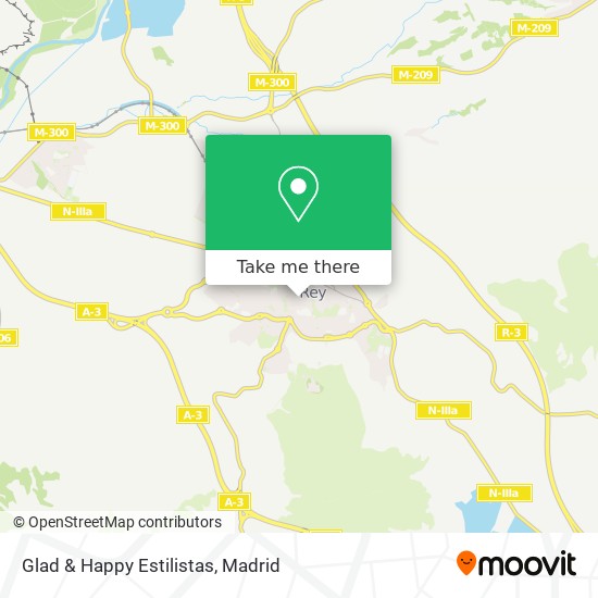 Glad & Happy Estilistas map