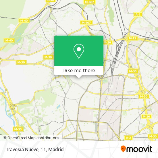 Travesía Nueve, 11 map