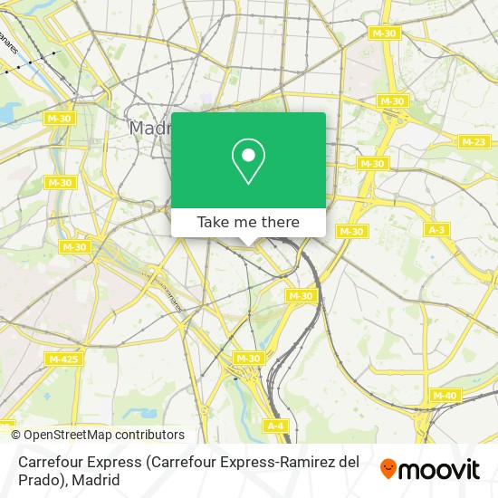 Carrefour Express (Carrefour Express-Ramirez del Prado) map