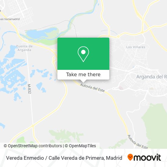 Vereda Enmedio / Calle Vereda de Primera map