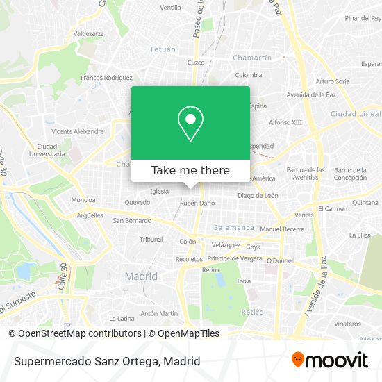 Supermercado Sanz Ortega map