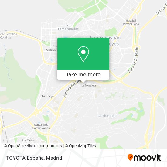 TOYOTA España map