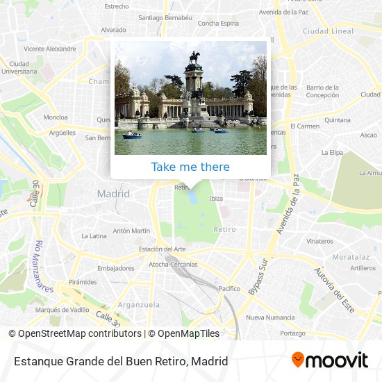 Estanque Grande del Buen Retiro map