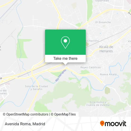 Avenida Roma map