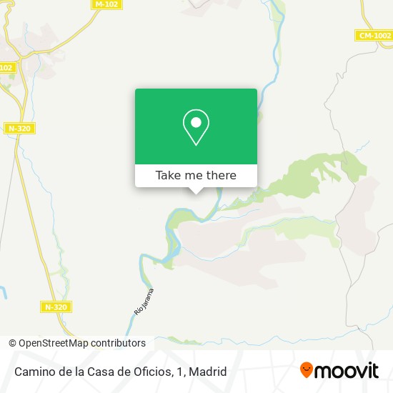 mapa Camino de la Casa de Oficios, 1