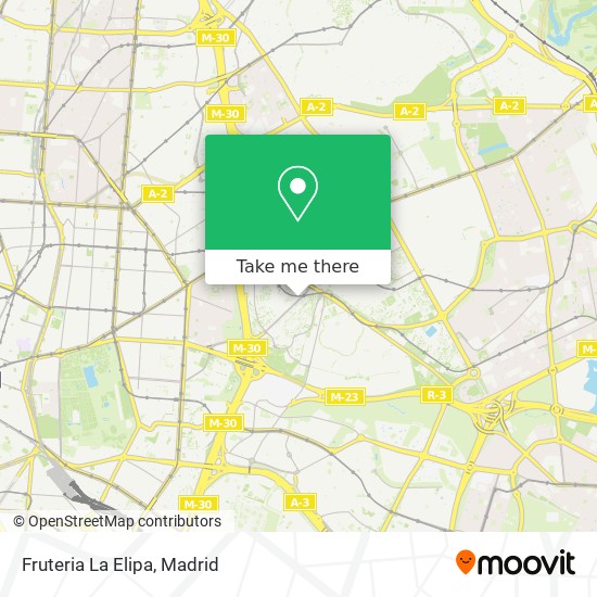 Fruteria La Elipa map