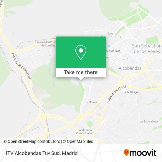 ITV Alcobendas Tüv Süd map