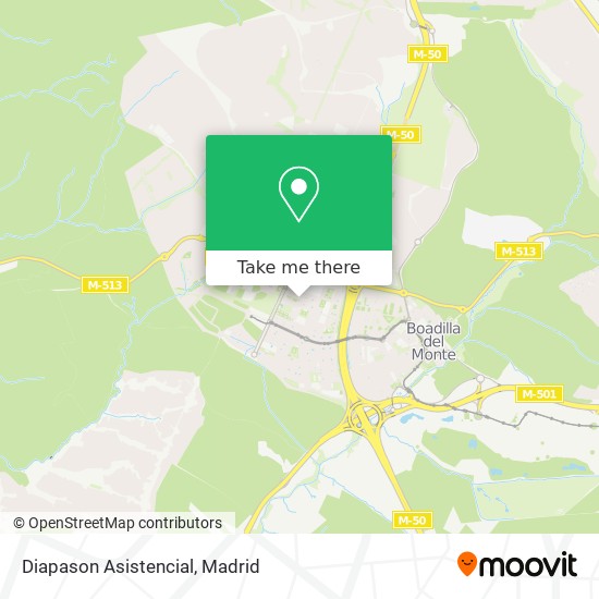 Diapason Asistencial map