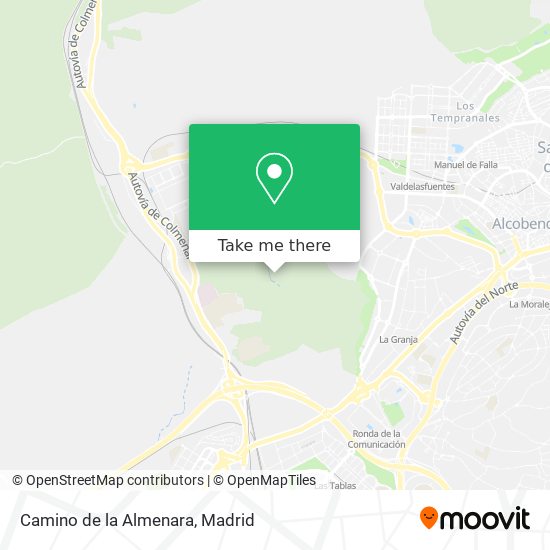 Camino de la Almenara map