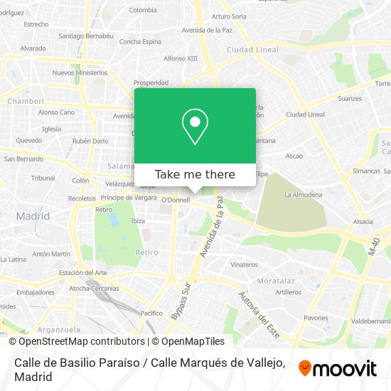 Calle de Basilio Paraíso / Calle Marqués de Vallejo map