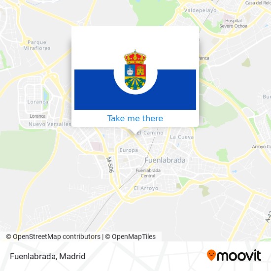 mapa Fuenlabrada