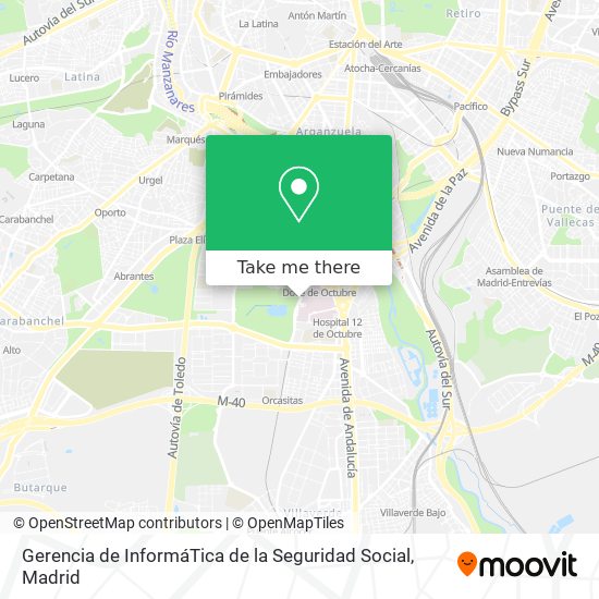 Gerencia de InformáTica de la Seguridad Social map