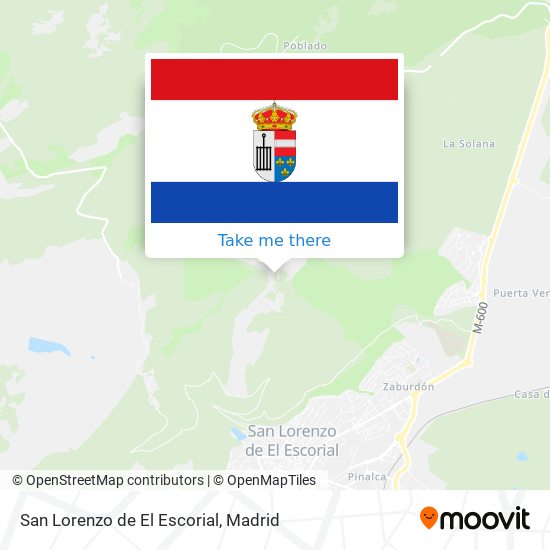 San Lorenzo de El Escorial map