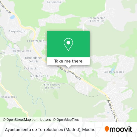 mapa Ayuntamiento de Torrelodones (Madrid)