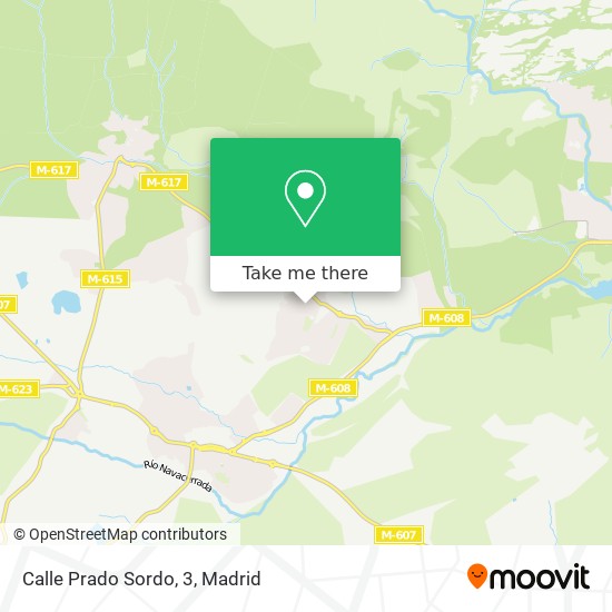 mapa Calle Prado Sordo, 3