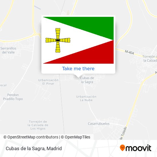 Cubas de la Sagra map