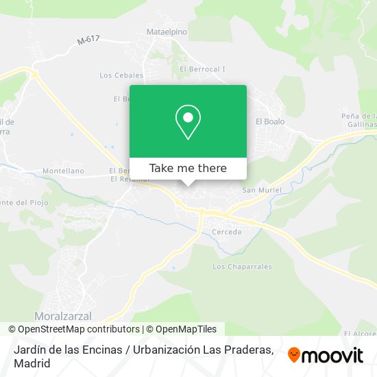 Jardín de las Encinas / Urbanización Las Praderas map