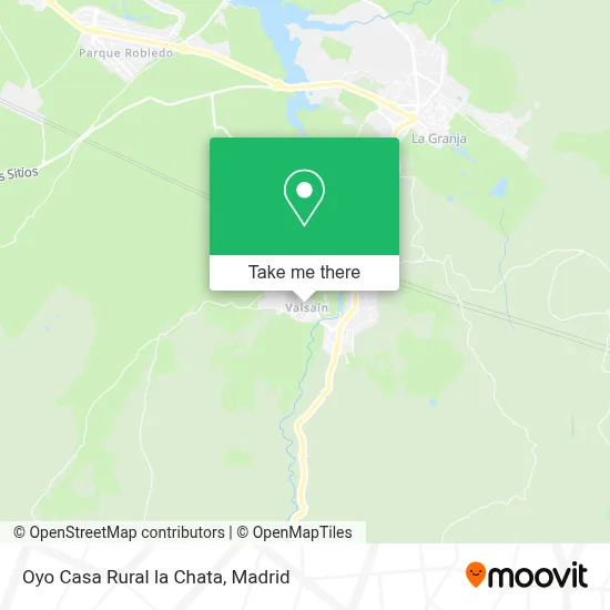 Oyo Casa Rural la Chata map