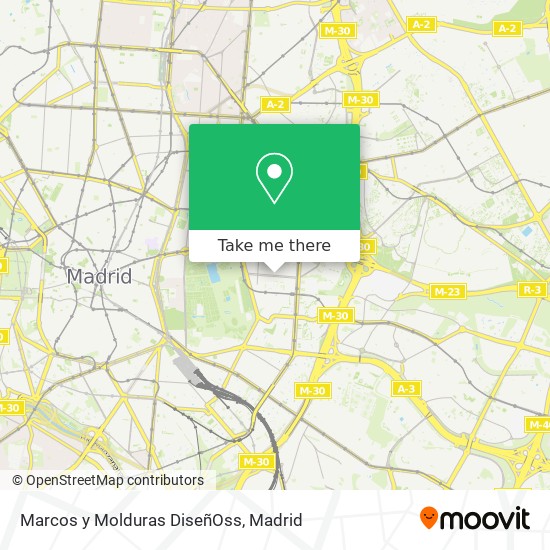 mapa Marcos y Molduras DiseñOss