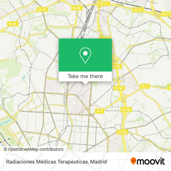 mapa Radiaciones Médicas Terapeuticas