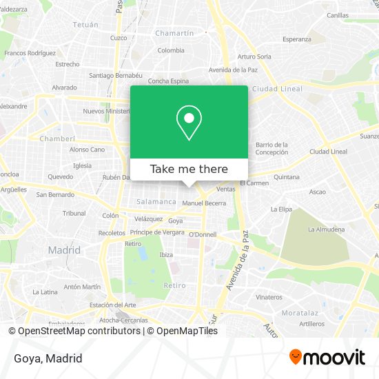 Goya map