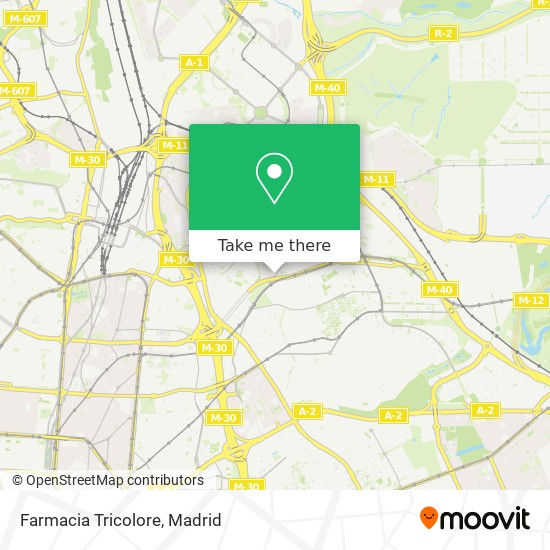 mapa Farmacia Tricolore