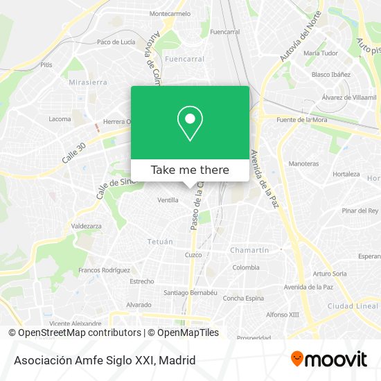 Asociación Amfe Siglo XXI map