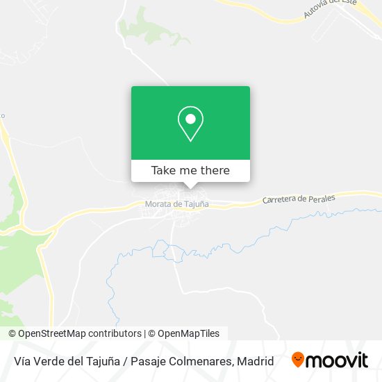 Vía Verde del Tajuña / Pasaje Colmenares map