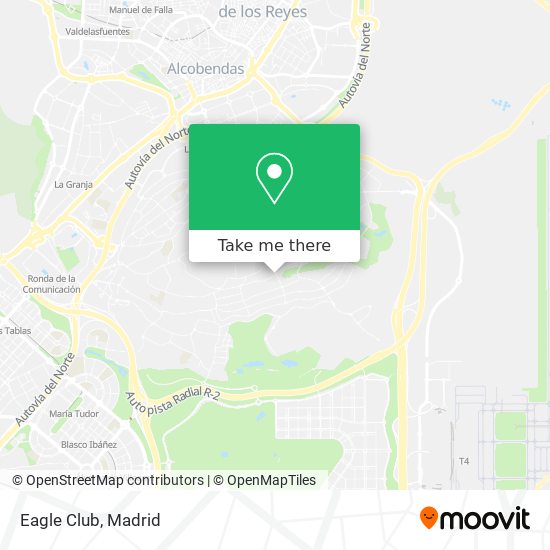 How to get to Eagle Club in Alcobendas by Bus or Metro?