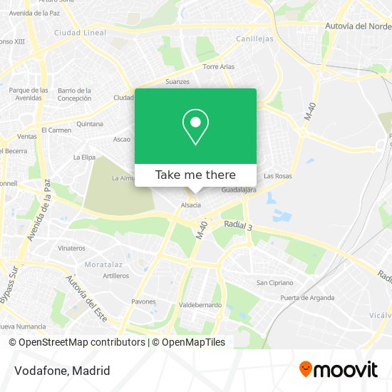 Vodafone map