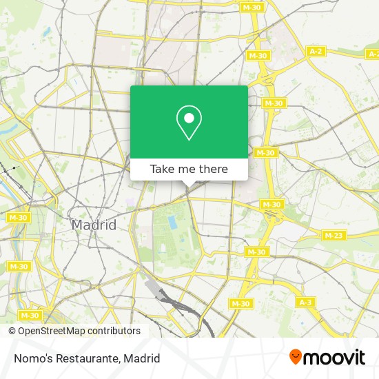 Nomo's Restaurante map