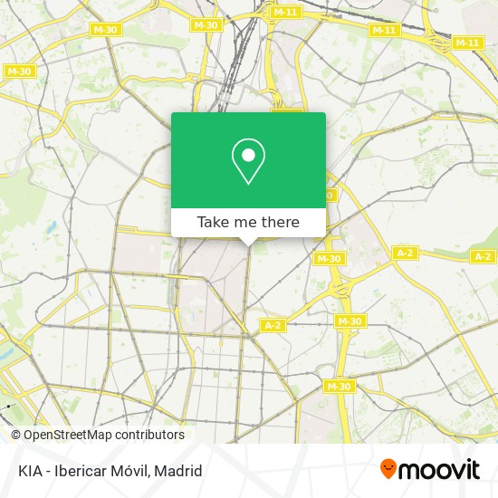 KIA - Ibericar Móvil map