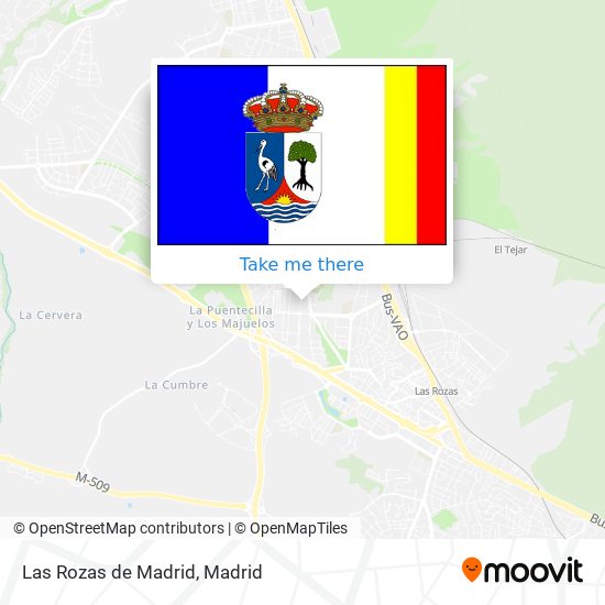mapa Las Rozas de Madrid