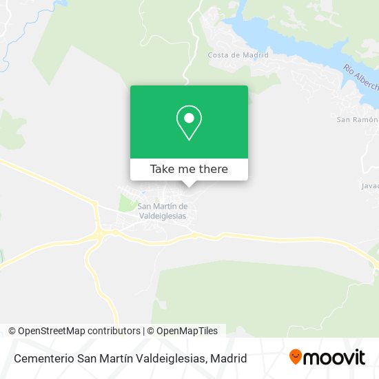 mapa Cementerio San Martín Valdeiglesias