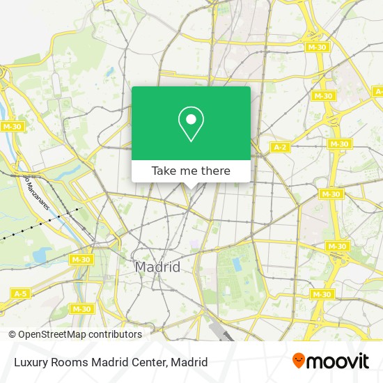 Luxury Rooms Madrid Center map