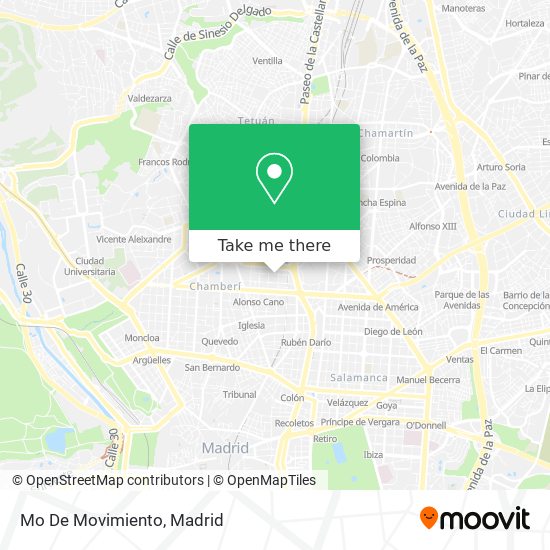 Mo De Movimiento map